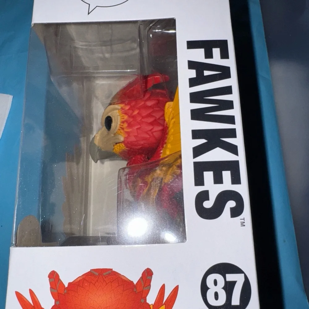 Funko Pop! Harry Potter Fawkes Figure - Red and Yellow